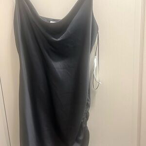 Nordstrom Black Draped Dress